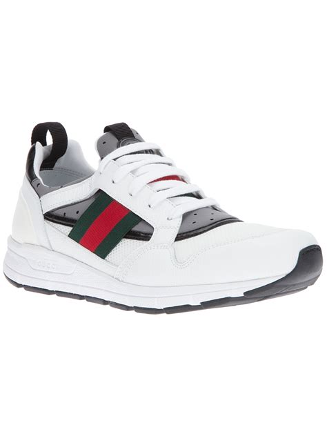 gucci runners white|gucci running shoes for men.